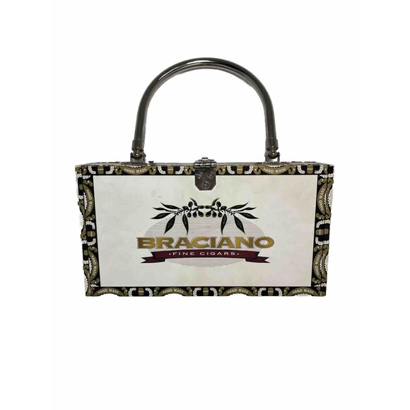 Braciano Cigar Box Purse Miami Theme‎ Purse Tote - Picture 1 of 8